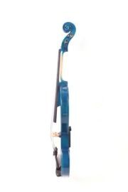 Advance 16inch Electric Viola 5 String Viola Blue Ebony Fittings with Case Bow