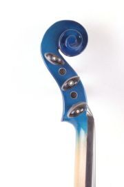 Advance 16inch Electric Viola 5 String Viola Blue Ebony Fittings with Case Bow