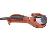 4/4 Electric Violin Full Size Active Silent Violins Practice Ebony Fittings Case