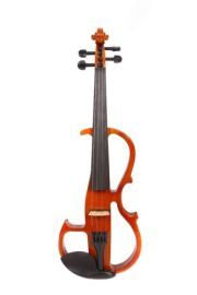 Yinfente 4/4 Electric Violin Silent Violins Practice Wood Free Case Bow Gift