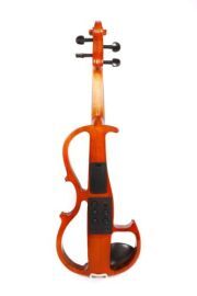 Yinfente 4/4 Electric Violin Silent Violins Practice Wood Free Case Bow Gift