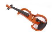 Yinfente 4/4 Electric Violin Silent Violins Practice Wood Free Case Bow Gift