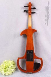 New Electric Violin 4/4 Hand Made Silent Violin Practice with Violin Bow Case