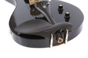 4/4 Electric Violin Solid wood 5string violin Blue color With Violin case bow