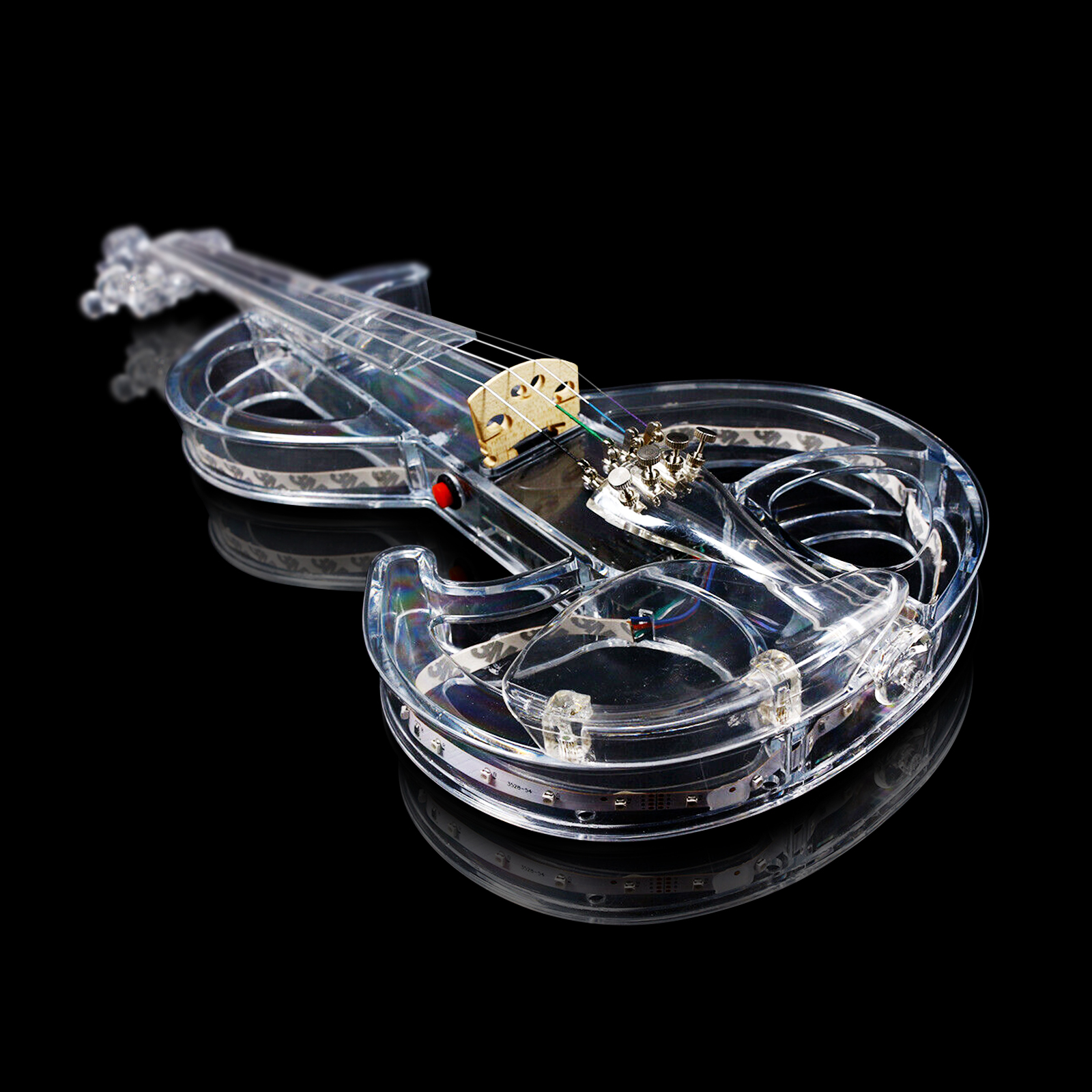 Transparent electric violin new arrivals