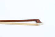 4/4 Violin Bow Golden Black Silk Brazilwood Ebony Frog Natural Bow Hair Straight