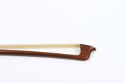 4/4 Violin Bow Golden Black Silk Brazilwood Ebony Frog Natural Bow Hair Straight