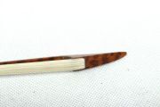 Yinfente 4/4 Cello Bow Baroque Style Letterwood Natural Shell Frog Horse Hair