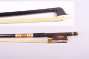 4/4 Violin Bow Carbon fiber Bows Straight Mongolian Bow Hair Snakewood Frog