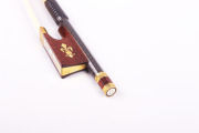 4/4 Violin Bow Carbon fiber Bows Straight Mongolian Bow Hair Snakewood Frog