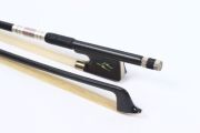 Yinfente Advanced Violin bow 4/4 Carbon Fiber Stick Ebony Frog Natural Bow Hair
