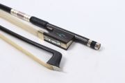 Yinfente Advanced Violin bow 4/4 Carbon Fiber Stick Ebony Frog Natural Bow Hair