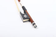 4/4 Violin Bow Brazilwood stick violin bows Natural Bow Hair Flower Inlay