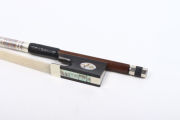 4/4 Violin Bow Brazilwood stick violin bows Natural Bow Hair Ebony Frog Advance