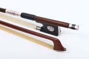 4/4 Violin Bow Brazilwood stick violin bows Natural Bow Hair Ebony Frog Advance