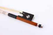 4/4 Violin Bow Brazilwood stick violin bows Natural Bow Hair Ebony Frog Advance
