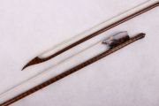 QUALITY SNAKEWOOD BAROQUE VIOLIN BOW 4/4 HAND MADE WELL BALANCED Shell Frog
