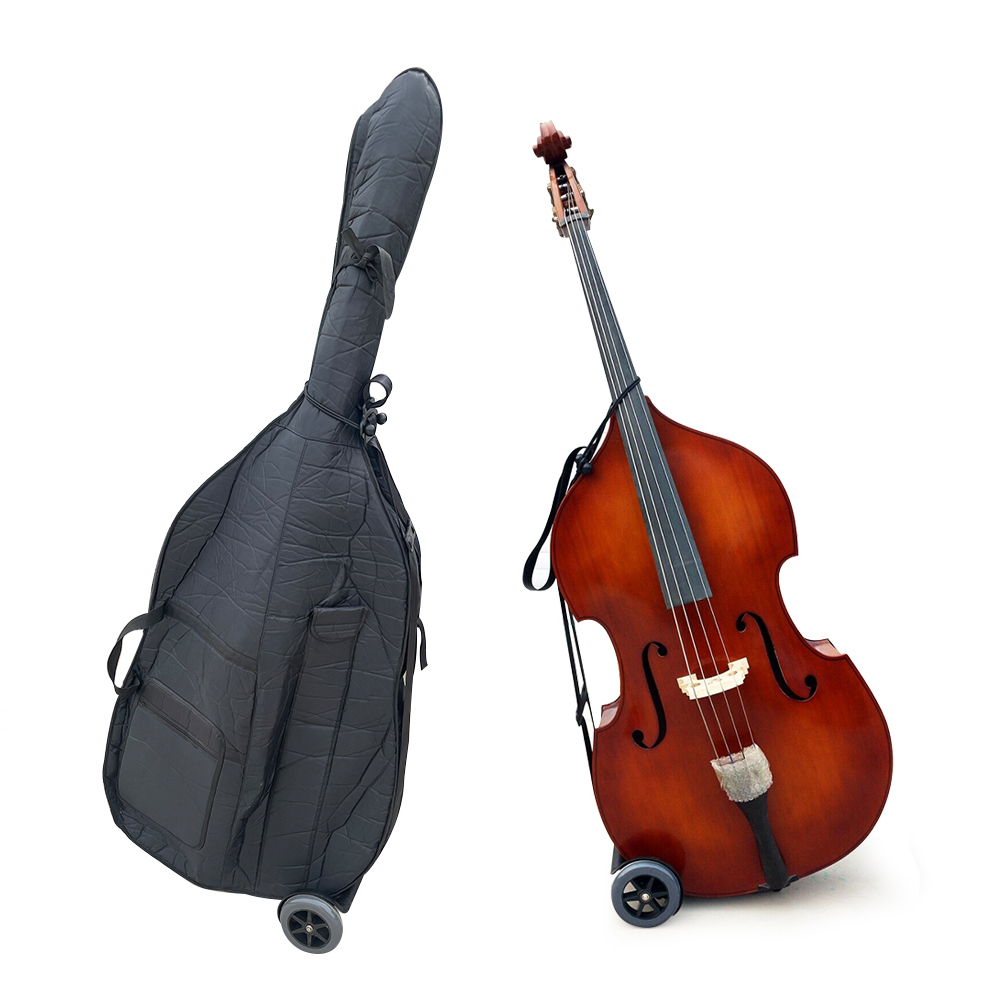 yinfente New Upright double bass Buggies String Bass Buggie