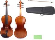 Yinfente acoustic electric viola 15.5 inch Maple Spruce wood ebony Viola parts 5string viola with Case Bow