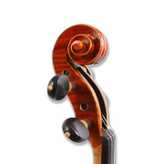 Yinfente Master 4/4 Violin Stradivari Style One piece flame maple Free Case Bow Flame Maple Body Ebony Parts