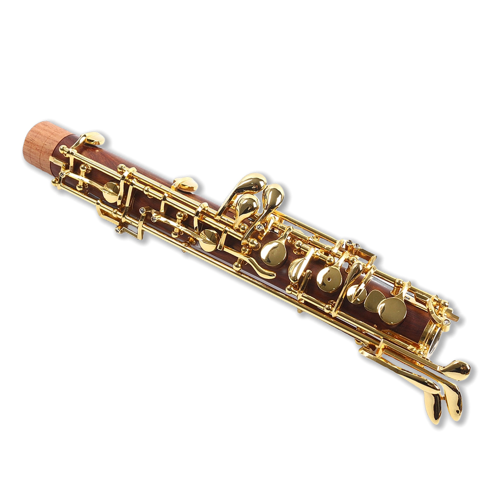 yinfente Professional Oboe C key left F Resonance Golden plated key Rosewood Oboe Semi Automatic Yinfente Musical Instrument official website
