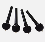 4pcs violin pegs and Master Hand made Violin 4/4 Tiger Flame Maple Spruce White Violin Unfinished US-klzstar2