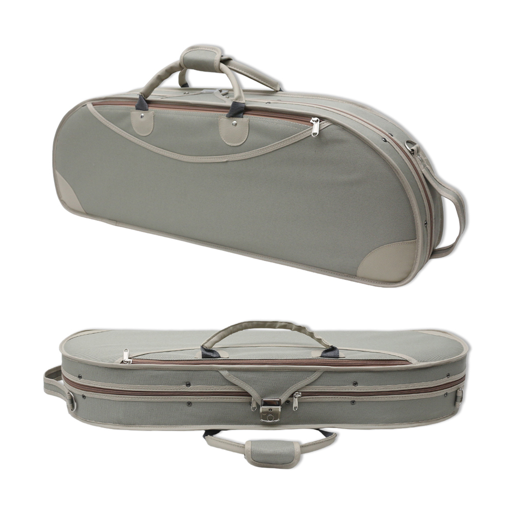 yinfente new 4/4 Violin Case with Straps 2 Bows Holder Strong