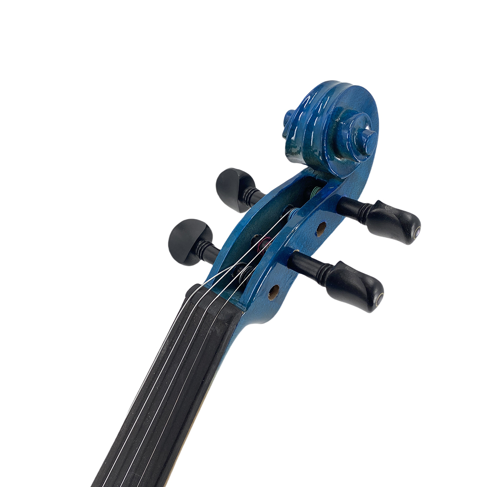 Violino Elettrico Yinfente 4/4 Rosso EV6S4R, Legno Massello, Tono Dolce, Con Custodia E Arco