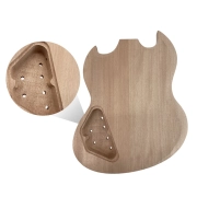Yinfente Electric Guitar Kit Guitar Mahogany Body Guitar Neck 22 Fret Nice Inlays Set in Heel for Guitar Part