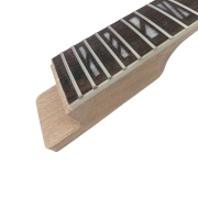 Yinfente Electric Guitar Kit Guitar Mahogany Body Guitar Neck 22 Fret Nice Inlays Set in Heel for Guitar Part