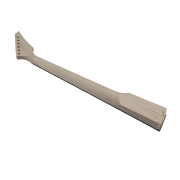 Yinfente Maple guitar neck 24fret 25.5inch shark fin inlay jackson head Reversed head bolt on heel DIY guitar necks
