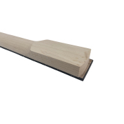 Yinfente Maple guitar neck 24fret 25.5inch shark fin inlay jackson head Reversed head bolt on heel DIY guitar necks