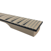 Yinfente Maple guitar neck 24fret 25.5inch shark fin inlay jackson head Reversed head bolt on heel DIY guitar necks