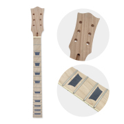 New Guitar Neck Mahogany Maple Fretboard 22Fret 24.75inc Bolt On Block Inlay with binding