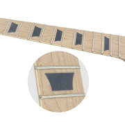 New Guitar Neck Mahogany Maple Fretboard 22Fret 24.75inc Bolt On Block Inlay with binding