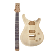 1set Guitar Kit Guitar Neck 22fret 24.75inch Maple wood guitar body Floyd Rose locking nut style PRS guitar project