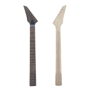 Reverse Maple 24Fret Guitar Neck 25.5 Inch Rosewood Fretboard Skull Inlay