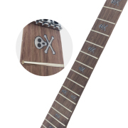 Reverse Maple 24Fret Guitar Neck 25.5 Inch Rosewood Fretboard Skull Inlay