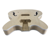 yinfente DIY Electric Guitar Kit Rosewood Neck 22 Fret Guitar Body 335 Semi Hollow guitar c.miller 84
