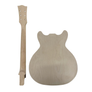 yinfente DIY Electric Guitar Kit Rosewood Neck 22 Fret Guitar Body 335 Semi Hollow guitar c.miller 84