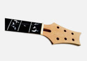 PRS style 22 fret 25.5 inch mahogany neck;Ebony fretboard with white vine leaf inlay;Bolt on heel ;42 mm nut;57mm heel. for(consamuel)