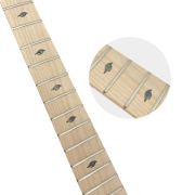 Yinfente Guitar Neck Mahogany 22 Fret 24.75 Inch Maple Fretboard Bird Inlay both side dot...cristiancarvajal0