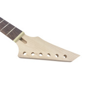 Yinfente Guitar Neck 24 Fret 25.5inch Maple Rosewood Fretboard Reversed Head Bolt On