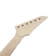 Yinfente Guitar Neck 24 Fret 25.5inch Maple Rosewood Fretboard Reversed Head Bolt On