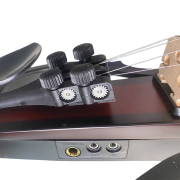 Yinfente Solid Wood Ebony Silent Electric Violin with Professional Pickup & 3-Band EQ, Headless Lightweight, for Beginner or Professional