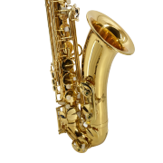 Vetimobato B Flat Tenor Saxophone Gold Brass Lacquer Student Bb Tenor Sax Kit for Adults Beginners Intermediate Players with Hard Case Mouthpiece Reeds Neck Strap Cleaning Set (Golden Tenor)