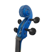 Yinfente 4/4 Electric Cello Spruce Maple Handmade Cello Acoustic Cello Free Cello Bag Cello Bow Blue color cellos