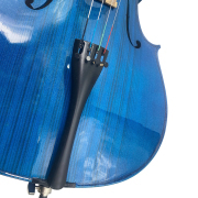 Yinfente 4/4 Electric Cello Spruce Maple Handmade Cello Acoustic Cello Free Cello Bag Cello Bow Blue color cellos