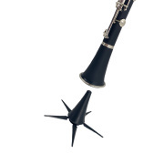 yinfente Professional Student Clarinet Ebonite Body Nickel Plated Key Bb Key 17 key black with Case and parts