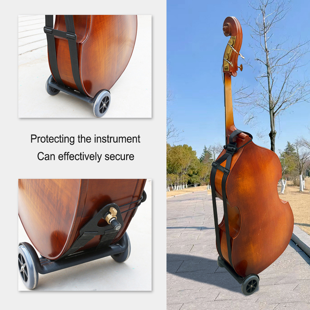 yinfente New Upright double bass Buggies String Bass Buggie Buggy The